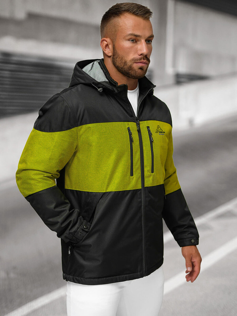 Moška jakna črna OZONEE JS/22M310/392Z