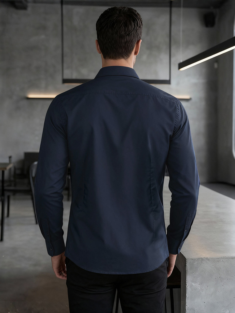 Moška srajca modra OZONEE V/V188Z