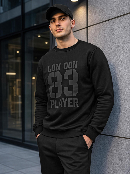 Moška jopa črna OZONEE JS/8B1976/3