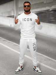 Moške športne hlače bele OZONEE O/D9125Z