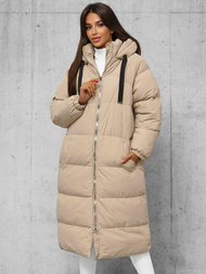 Ženska jakna bež OZONEE JS/5M3163/62Z