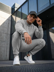 Moška trenirka siva OZONEE JS/68C10380/2Z