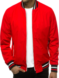 Moška bomber jakna rdeča OZONEE N/6197