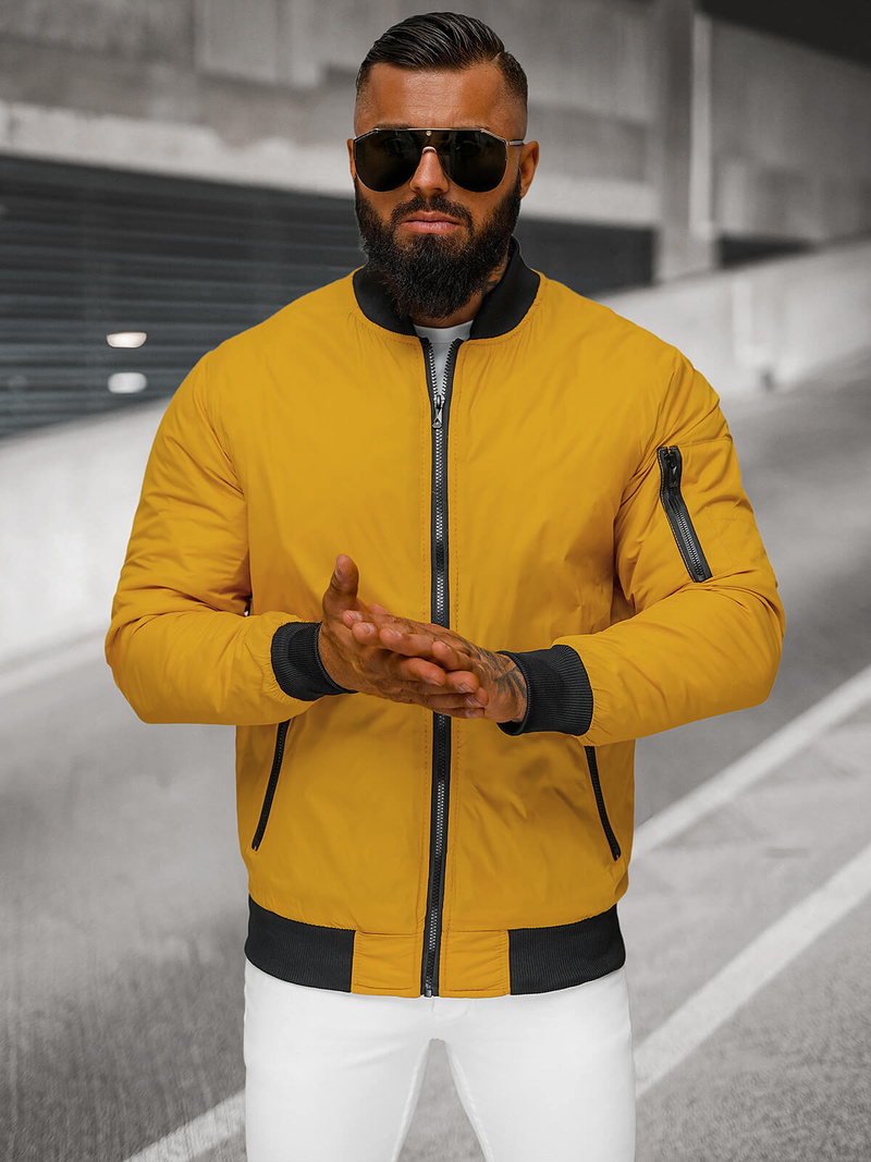 Moška jakna camel OZONEE JS/AK95Z