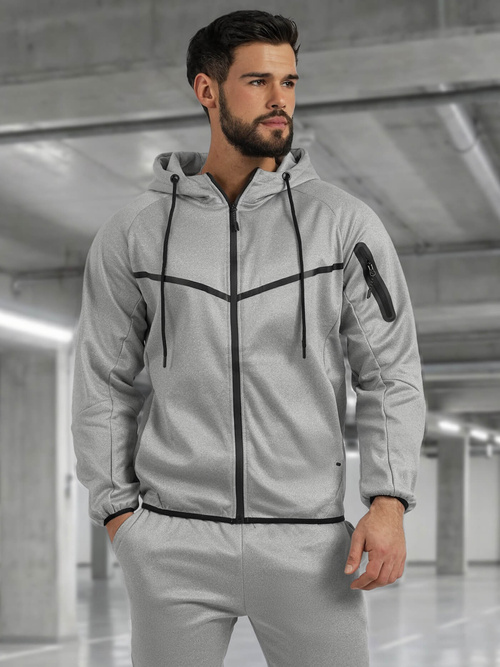 Moška trenirka siva OZONEE JS/8C1966/2