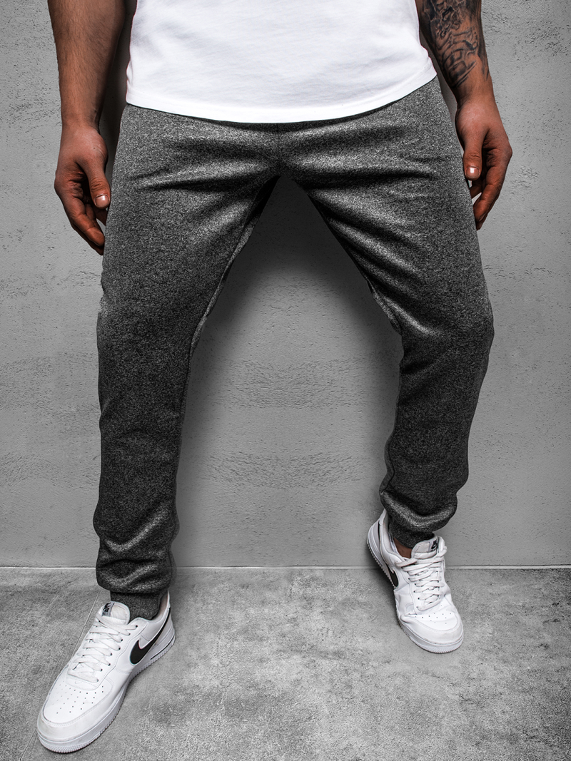 Moške športne hlače grafitne OZONEE JS/AM126Z