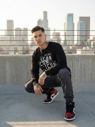 Moška jopa črna OZONEE JS/8B1763/3Z