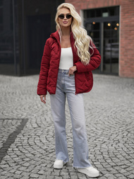Ženska jakna bordo OZONEE JS/16M9300/06Z