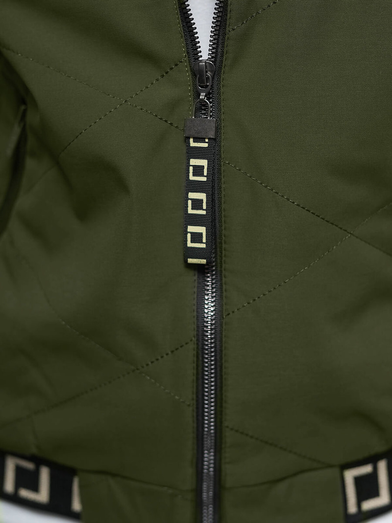 Ženska jakna temno zelena OZONEE JS/5M3161/136