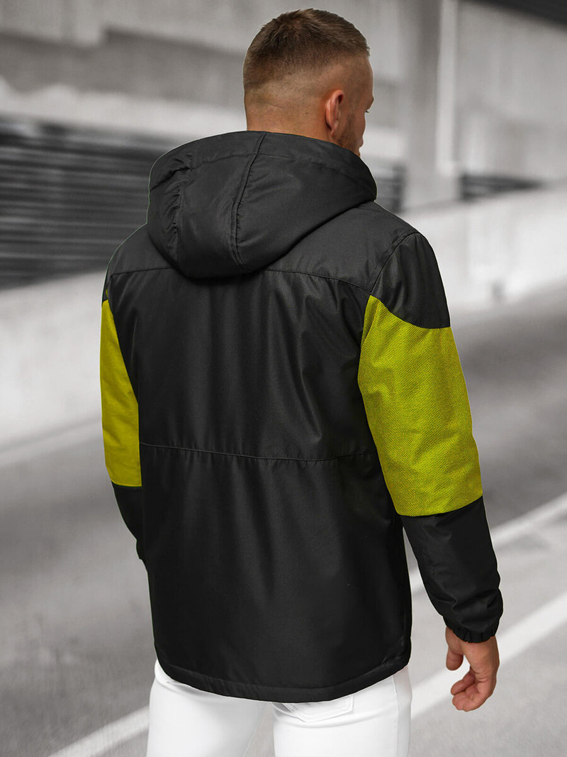 Moška jakna črna OZONEE JS/22M310/392Z