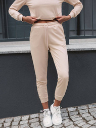 Ženski dvodelni komplet trenirka bež OZONEE O/MB2037/21