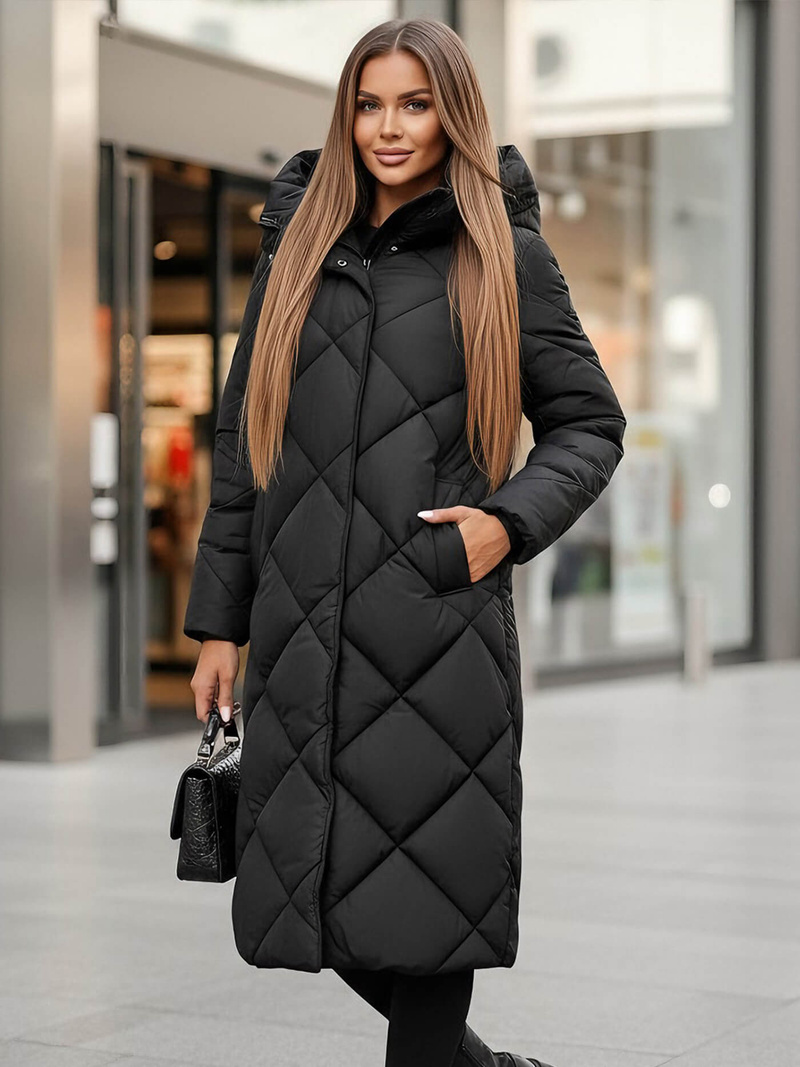 Ženska jakna črna OZONEE JS/5M3173/392Z