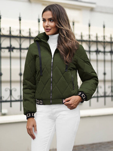 Ženska jakna temno zelena OZONEE JS/16M9086/136Z