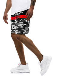 Moške kratke hlače sive OZONEE JS/KK300157