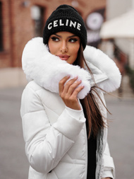 Ženska jakna bela OZONEE JS/16M9099/281