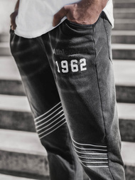 Moške hlače jogger črne OZONEE JS/KK1103