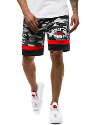 Moške kratke hlače sive OZONEE JS/KK300152