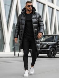 Moška zimska jakna črna OZONEE O/M3205Z