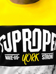 Moška majica rumena OZONEE JS/KS1974