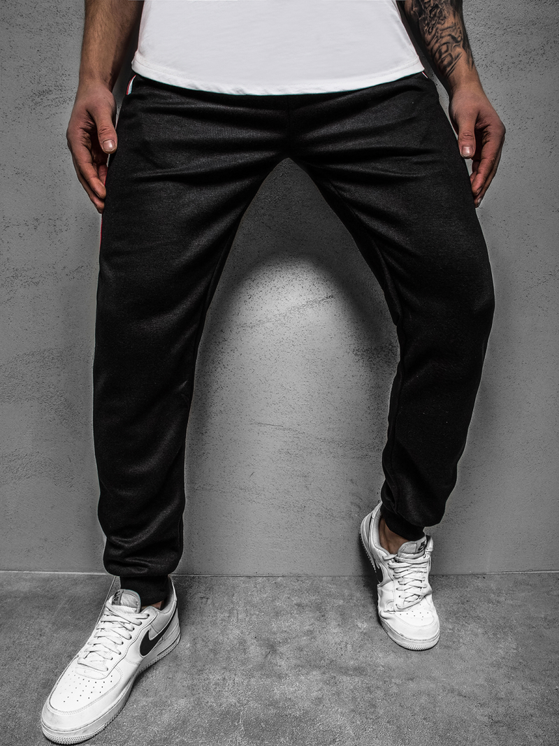 Moške športne hlače črne OZONEE JS/JZ11027Z