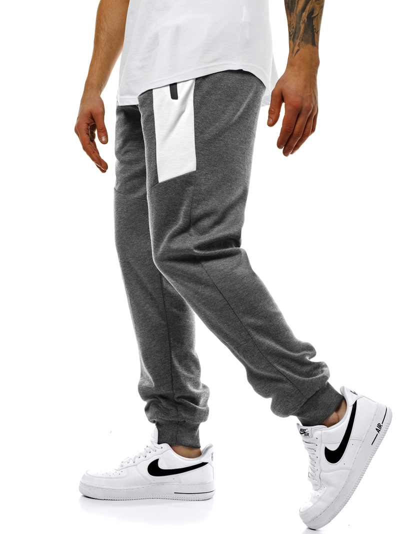 Moške športne hlače grafitne OZONEE JS/JZ11011