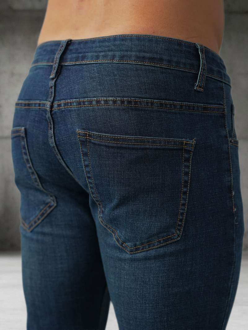 Moške kavbojke temno modre OZONEE O/JK2895A