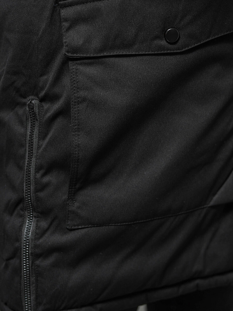 Moška zimska jakna črna OZONEE JS/5M3123/392