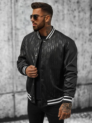 Moška prehodna bomber jakna črna OZONEE O/3A172