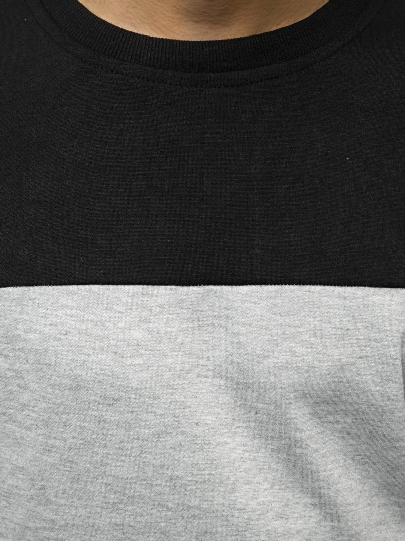 Moška jopa črno-grafitna OZONEE JS/JZ11036