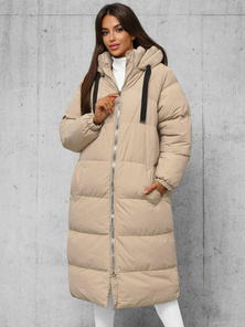 Ženska jakna bež OZONEE JS/5M3163/62Z