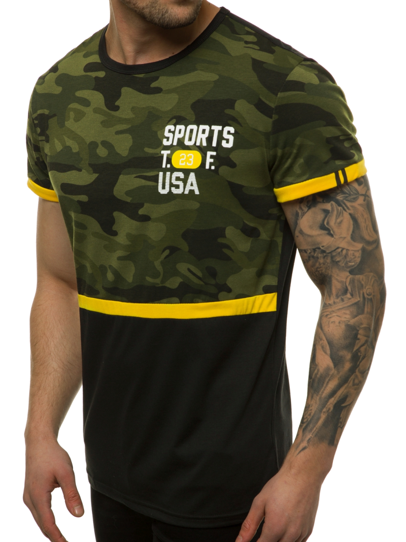 Moška majica zelena OZONEE JS/SS10982