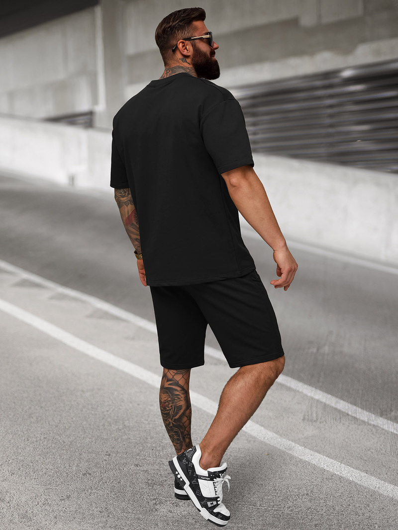 Moška trenirka črna OZONEE JS/27C6531/3