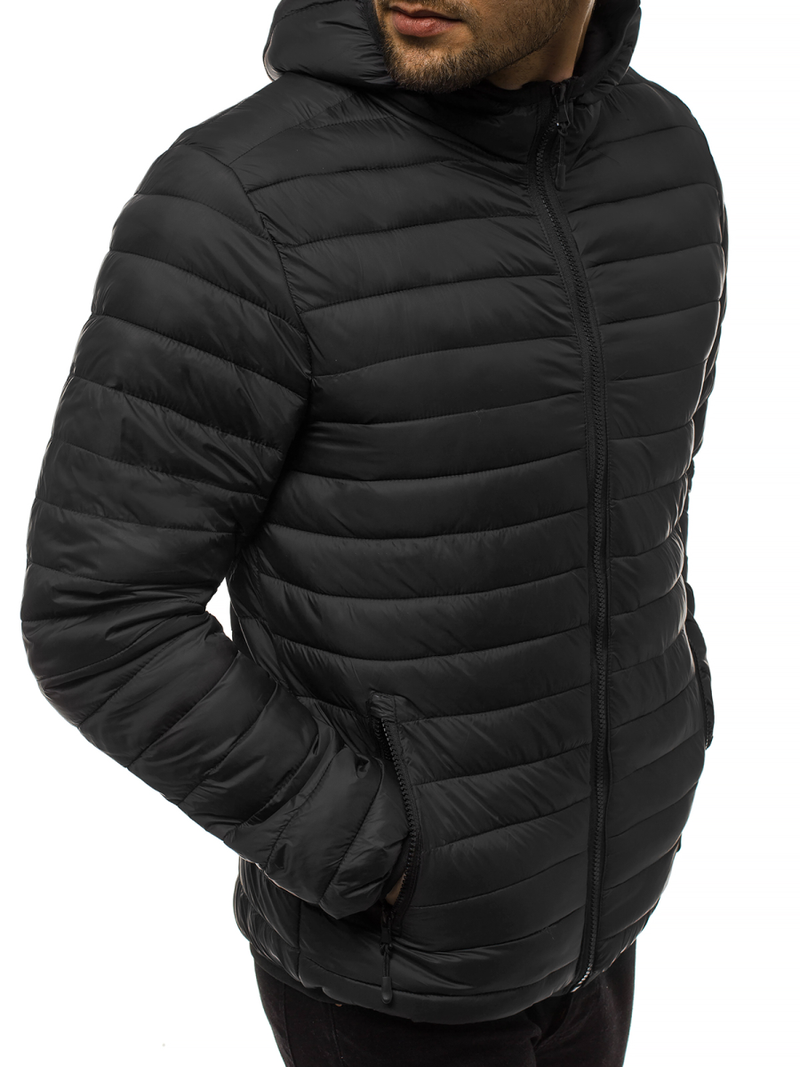 Moška prehodna jakna črna OZONEE JS/LY35