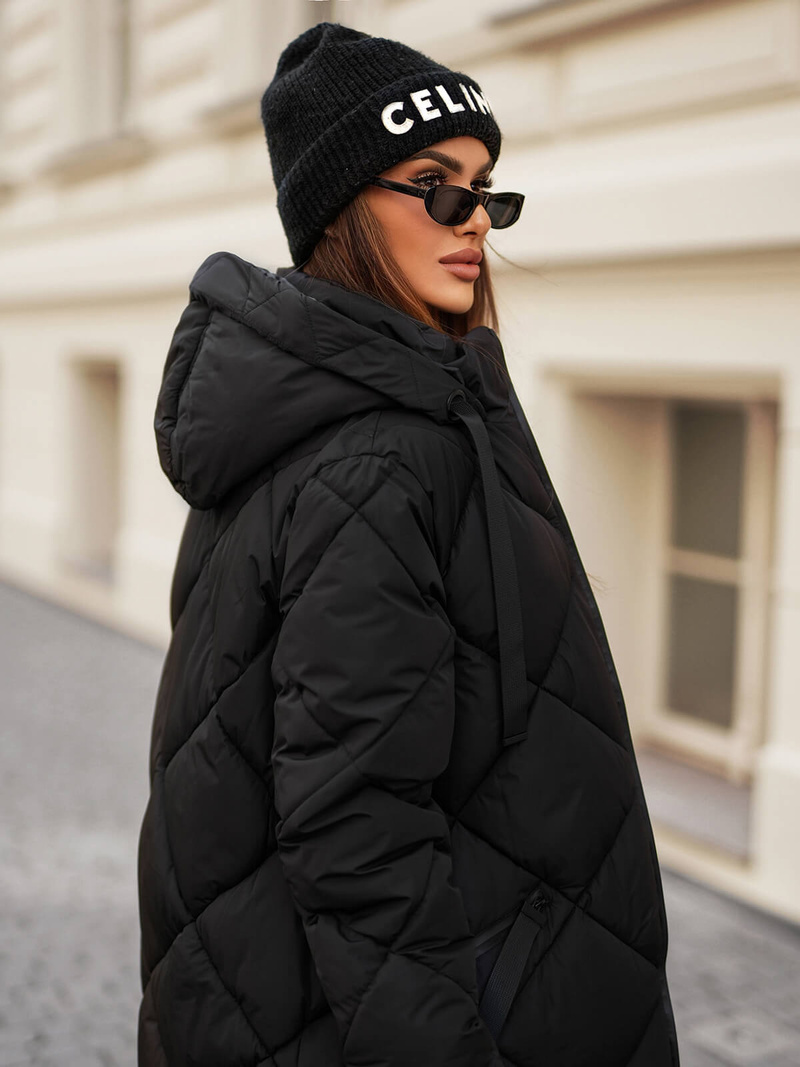 Ženska jakna črna OZONEE JS/5M3168/392Z