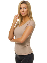 Ženska majica bež OZONEE BT/71319A