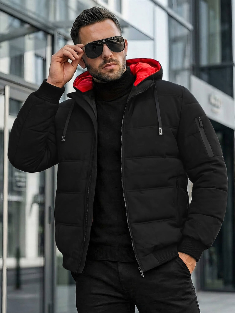 Moška jakna črna OZONEE JS/31M5003Z