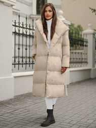 Ženska zimska jakna bež OZONEE JS/M737/62Z