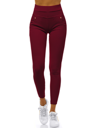 Ženske pajkice bordo OZONEE JS/1040/A6