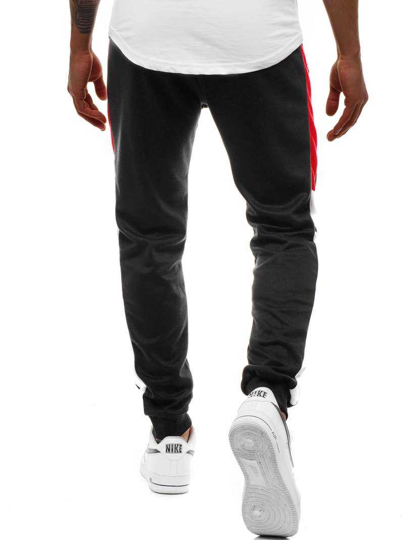 Moške športne hlače črne OZONEE JS/JZ11027Z