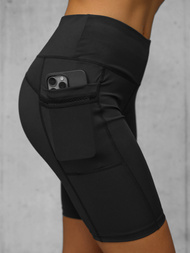 Kratke črne ženske pajkice OZONEE JS/XY24004S