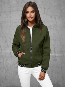Ženska jakna temno zelena OZONEE JS/5M3161/136