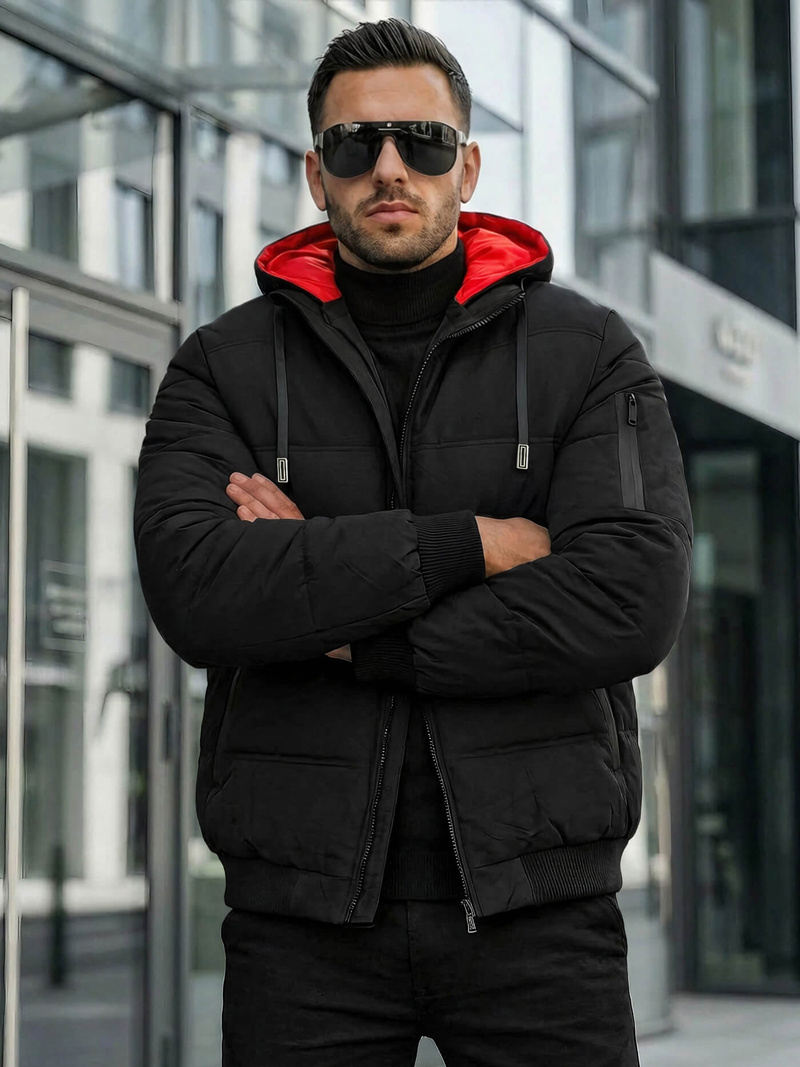 Moška jakna črna OZONEE JS/31M5003Z