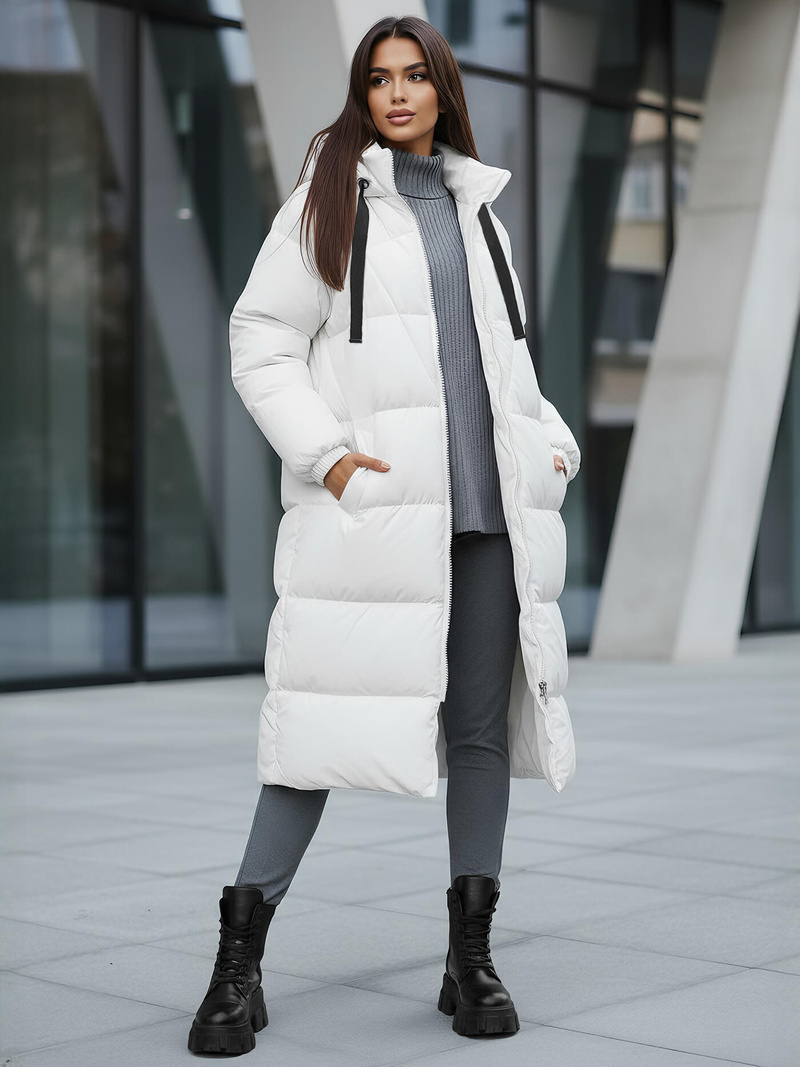 Ženska jakna bela OZONEE JS/5M3163/281Z