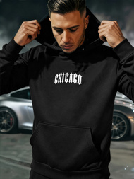 Moška jopa s kapuco črna OZONEE JS/21B1903/3