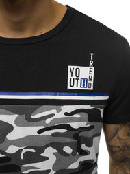 Moška majica črna OZONEE JS/SS10979