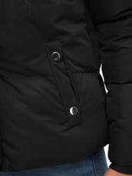 Ženska zimska jakna črna OZONEE JS/M23062/392