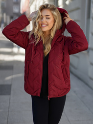 Ženska jakna bordo OZONEE JS/16M9300/06