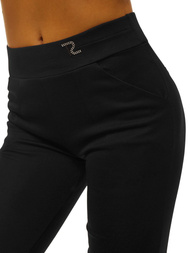 Ženske kratke pajkice črne OZONEE JS/1027/A1