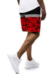 Moške kratke hlače rdeče OZONEE JS/KK300157