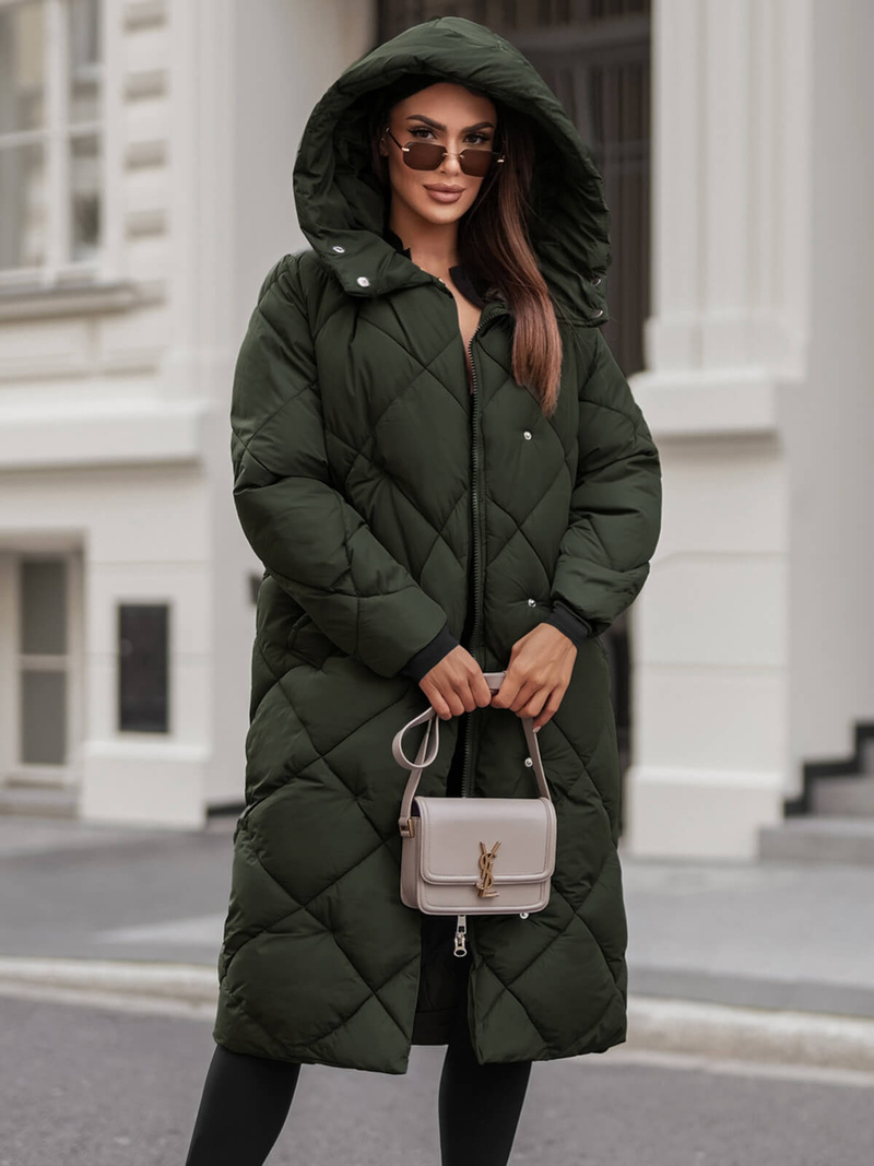 Ženska jakna zelena OZONEE JS/5M3173/136Z